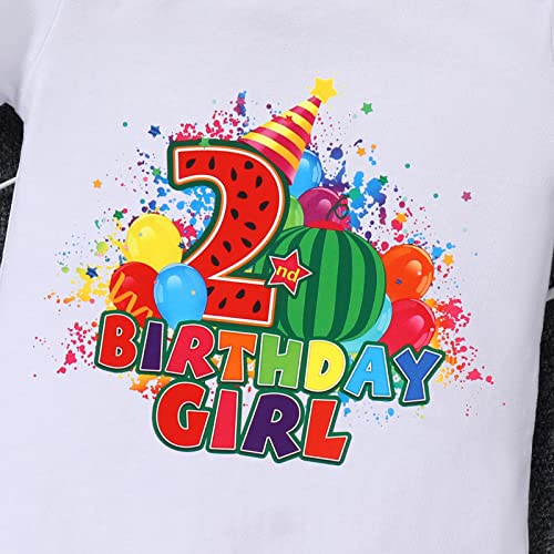 Baby Girls Watermelon 1st Birthday Outfit Cake Smash Romper Rainbow Tutu Skirt Headband Summer Clothes for Photo Shoot3