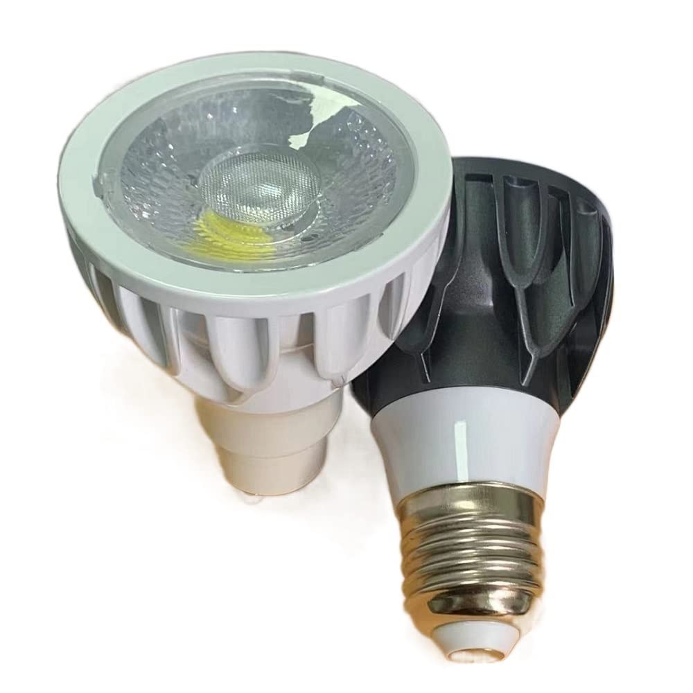 Fengyan Home Bulbs 10 pz/lotto Luce COB Faretto No Sfarfallio Dimmerabile PAR20/PAR30 12 V/24 V HA CONDOTTO il Riflettore Della Luce 5 W/7 w/10 w/12 w Lampada domestica ( Colore : GU10 White , Dimensi