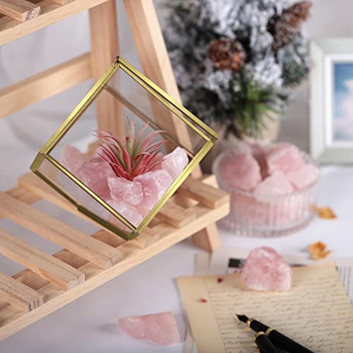 Sunyik Natural Raw Stones Rough Rock Crystals For Tumbling,Cabbing,Rose Quartz,1Pound(About 460 Gram) #TOP3