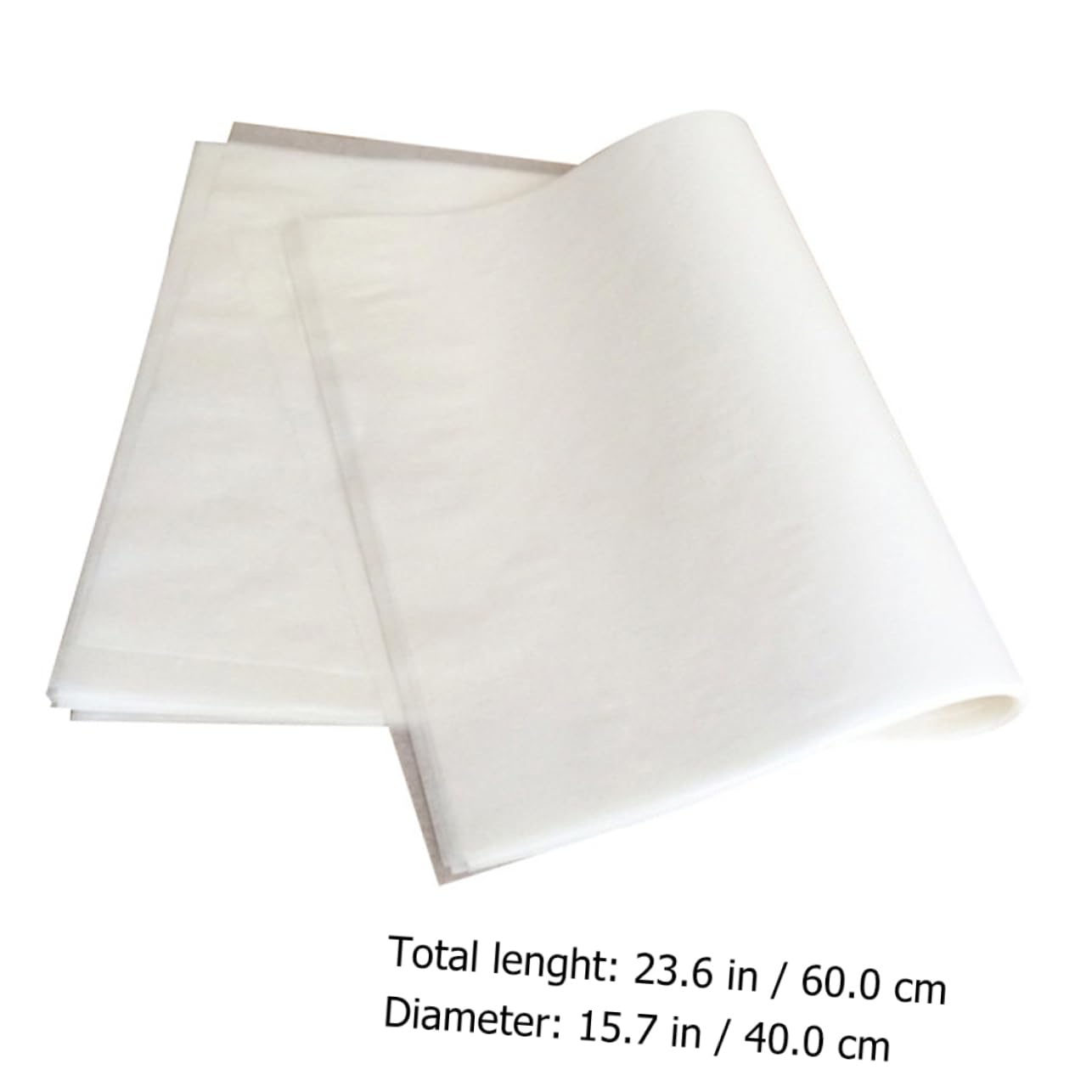Carta da Forno Antiaderente in Silicone Bianco 50 Fogli | Barbecue e Verdure, Alta Resistenza Termica, Uso in Cucine Domestiche e Negozi