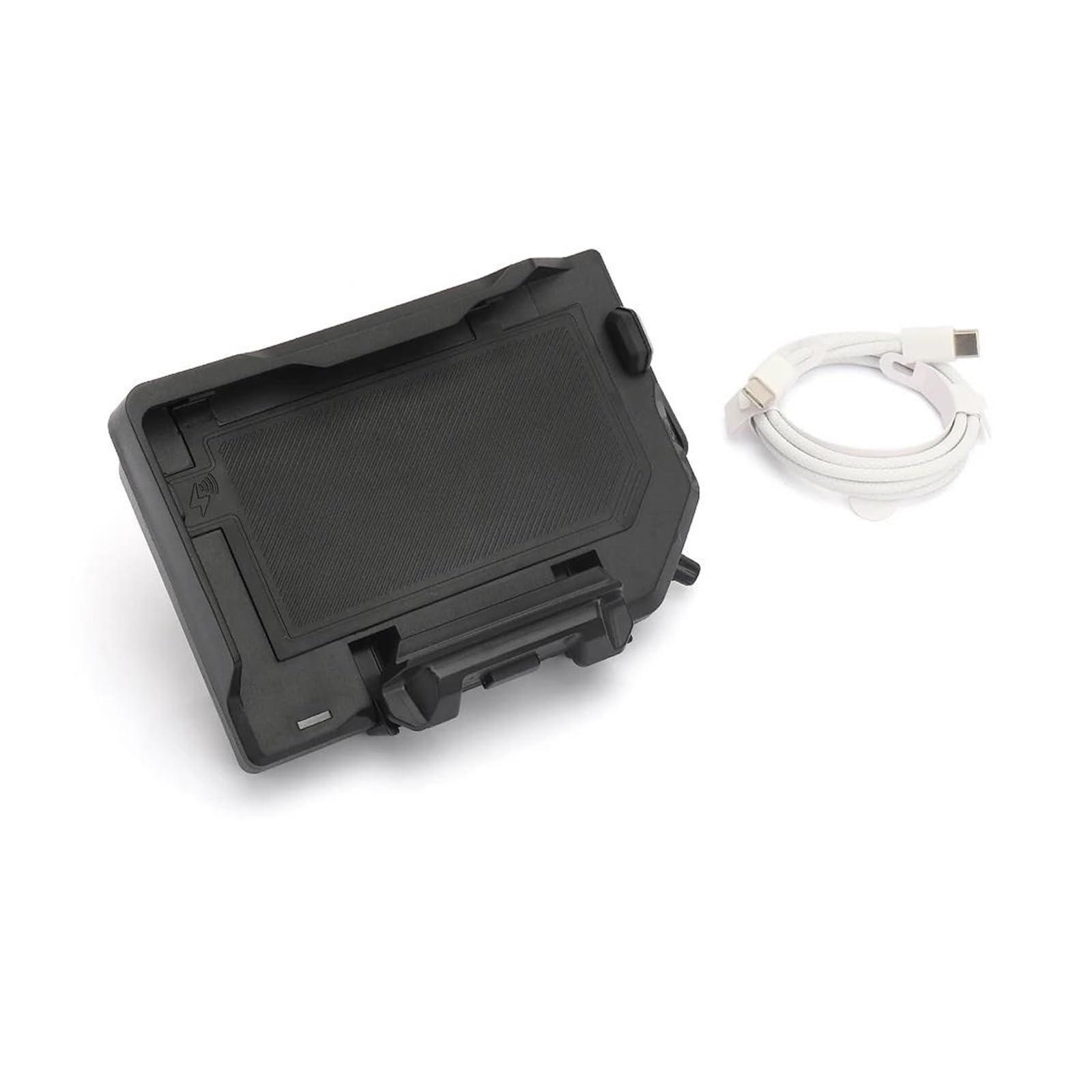 Supporto Per Telefono Con Ricarica Wireless Per Moto, Staffa Di Navigazione Per C400X C400GT C400 X C 400 GT 2025 R1300GS F900GS ADVE&NTURE(Style White Line)