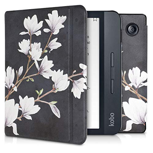 kwmobile Case Compatible with Kobo Libra H2O - Book Style PU Leather e-Reader