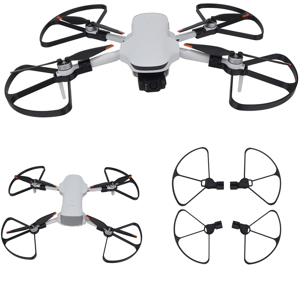 Propeller Guard Protector for Potensic ATOM 3, Anti-Collision Ring Propeller Blade Protection Safety Protective Cover for ATOM 3 Drone Accessories (Black)