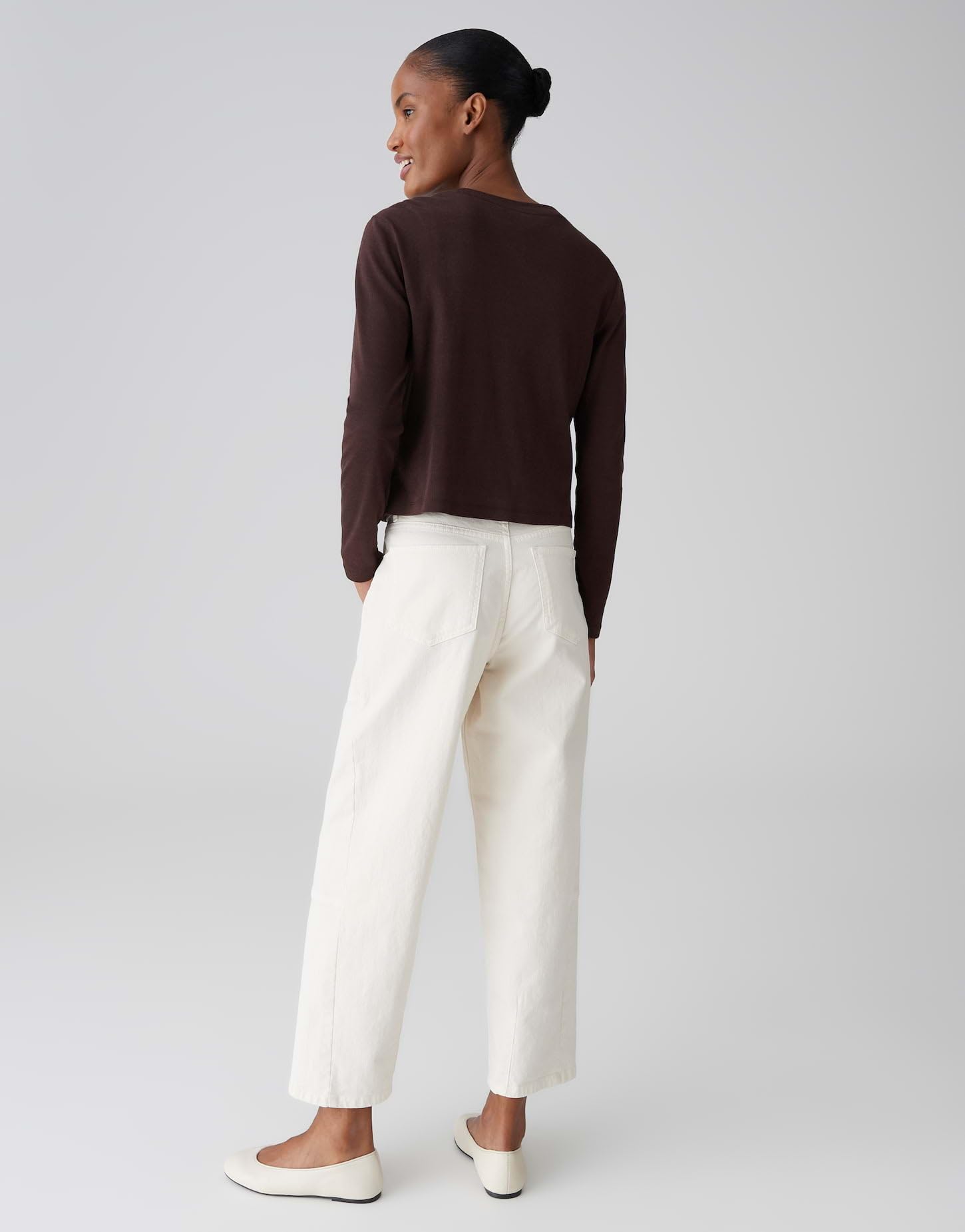 OPUS Damen Langarmshirt | Leichte Jerseyjacke aus nachhaltigem BCI Cotton Mix Slim Fit