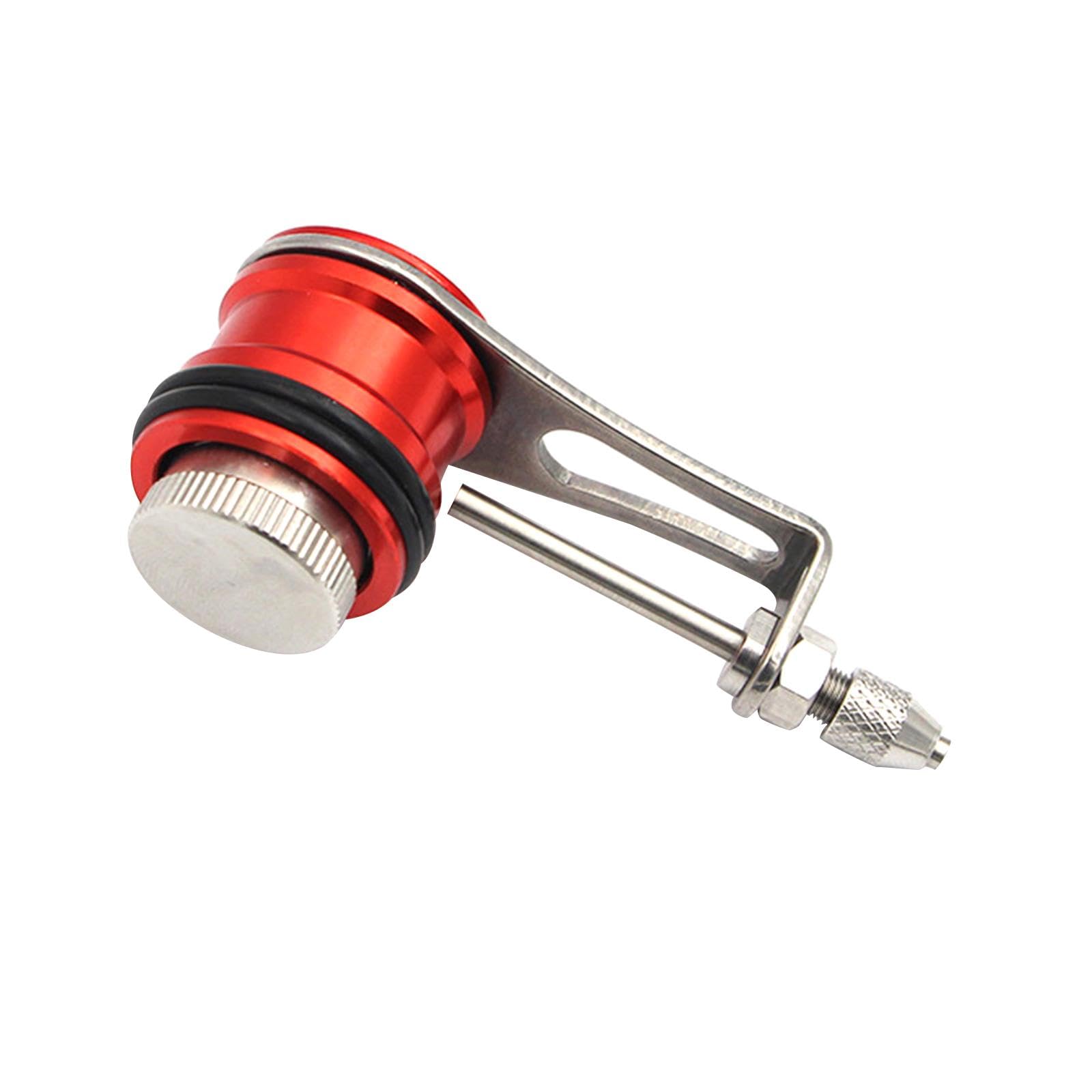 Fonowx Fishing Lines Winder Fishing Bobbin Knotter Leader Line Knot Outdoor Compact GT Fg PR Knot Knotting Device GT Knotting, red