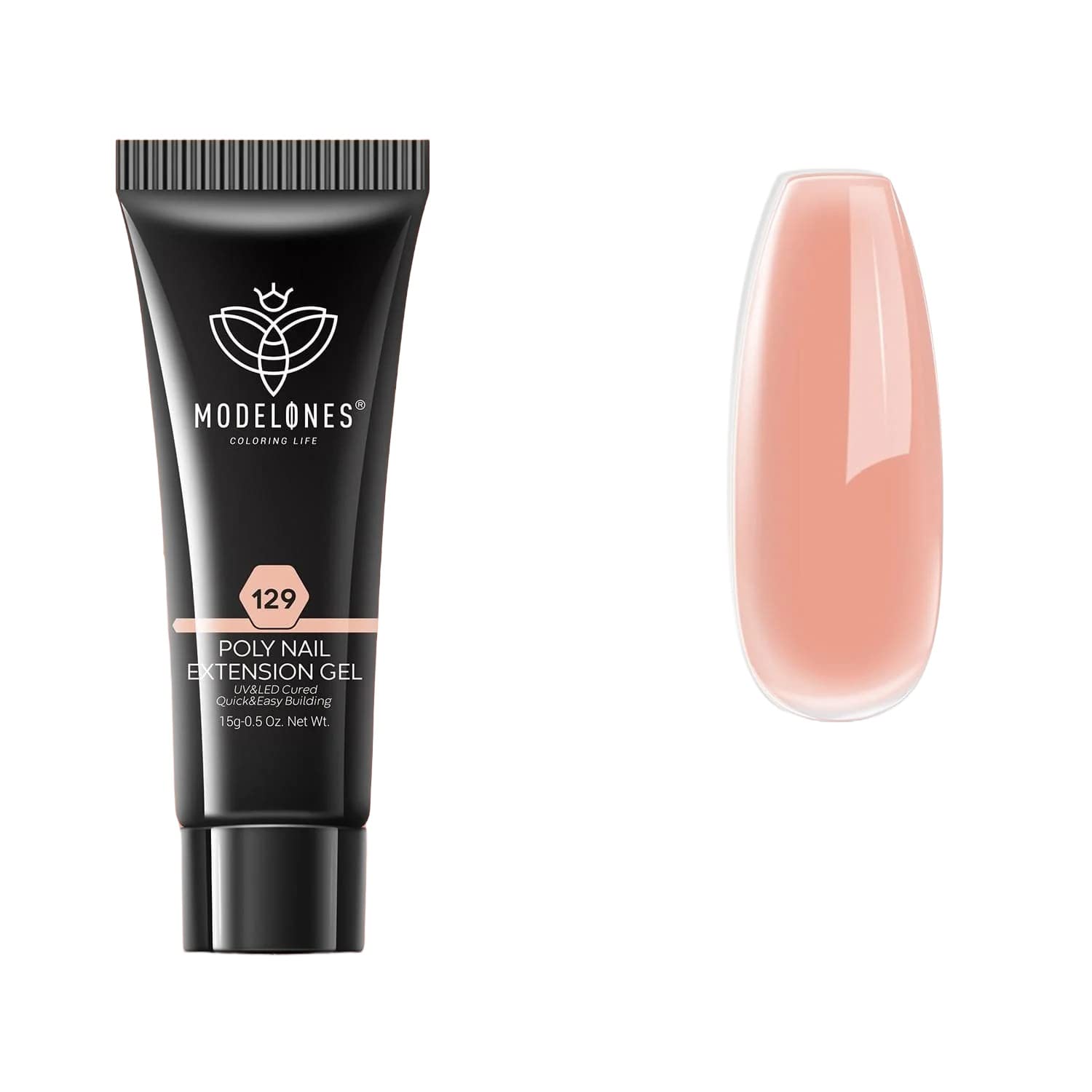 MODELONES 15ml Poly Nail Gel From BELLE GAGA Builder Nail Extension Gel Enhancement Nail Thickening Acrylic Extension nail polish gel (B201130112A)
