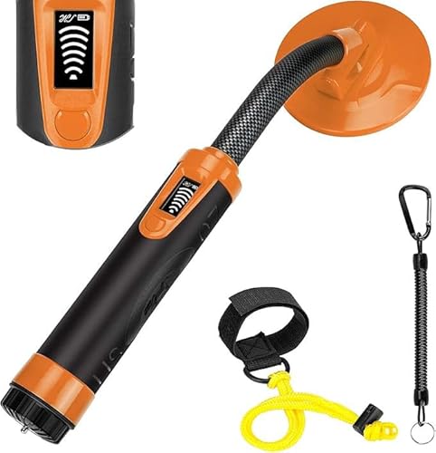 Underwater Metal Detector, Fully Waterproof Handheld Metal Detector, LCD Display Detection Signal Three Detect Modes 35m Waterproof Depth Pinpointer, for Gold,Coins on Beach, Underground