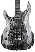 Schecter C-1 FR-S Silver Mountain Left-handed - Black and Silver
