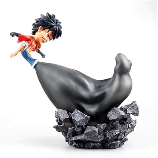 Amazon Co Jp Dyhozz ワンピースアニメ像ビッグフィートルフィおもちゃモデルpvcアニメモデル ホームオフィス装飾玩具グッズ 9 8インチ おもちゃの像 洋書