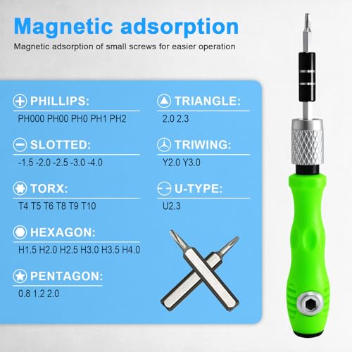 32 in 1 Small Precision Screwdriver Set, Zoikuloi Professional Tool Kit - Image 6