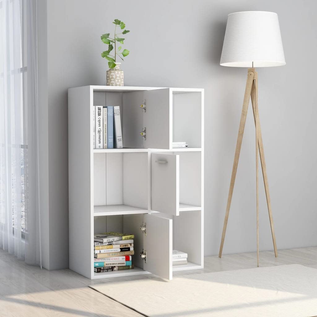 Szafka biała 60 x 29,5 x 90 cm drewno wielowarstwowe