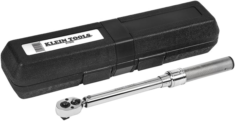 57005 Torque-Sensing Wrench, 30 to 250-Inch/Pound Range Micro-Adjustable Wrench, Square-Drive Ratchet Head