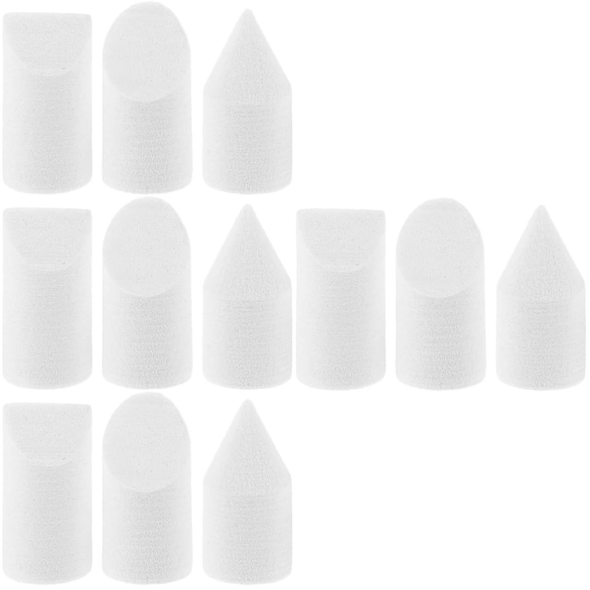 IWOWHERO 4sets Art Brush Cleaner Paint Mixing Tool Sketching Clean Replacement Head Sketch Wipe Sketching Pen Accessory 3pcs*4