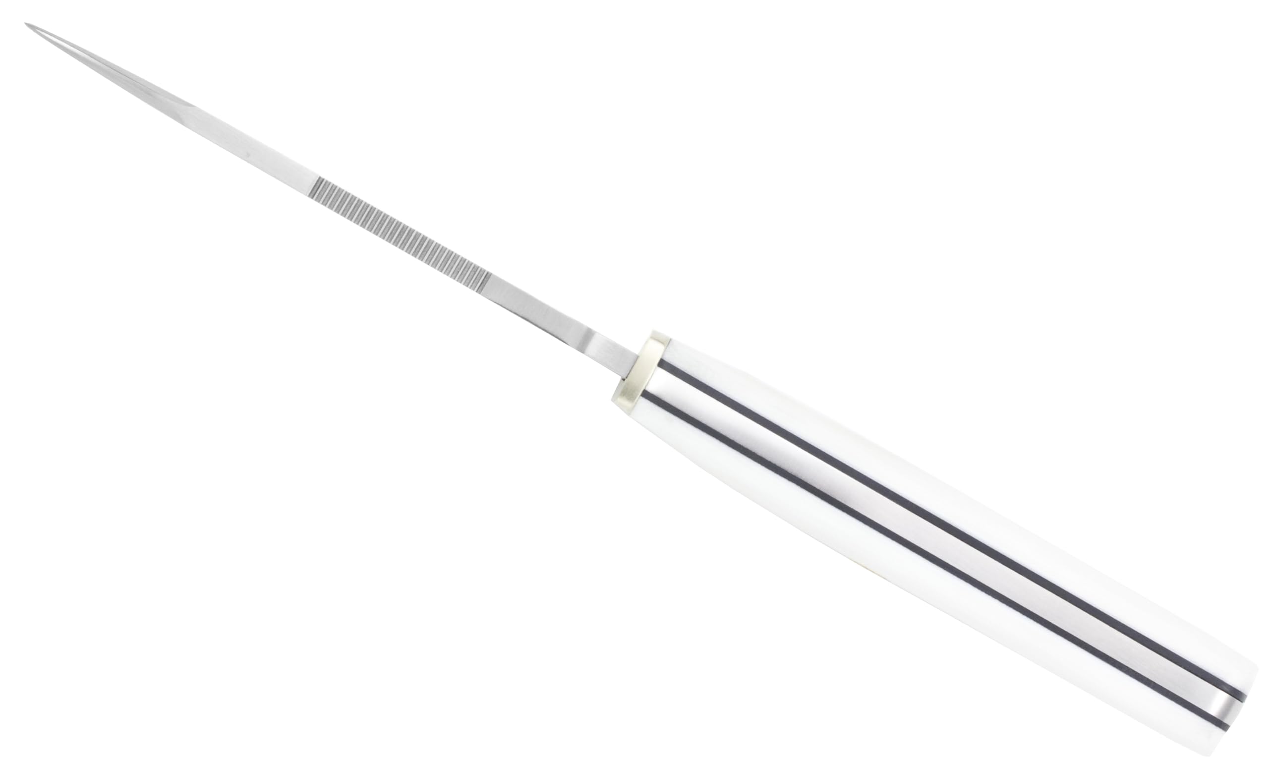 PUMA SGB – Hunter's Pal - Feststehendes Jagdmesser - Griffschalen aus POM Commando Stag - 100mm Klinge aus deutschem Stahl (1.4116, 55-57 HRC) - Messingknebel - Inkl. Lederscheide (Art.Nr.: 6116397CS)
