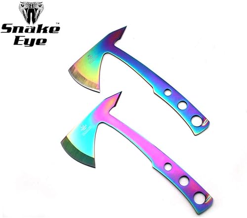 Miniatura 4 de Hacha de campamento Snake Eye Tactical, compacta, de espiga completa, para caza, pesca, supervivencia