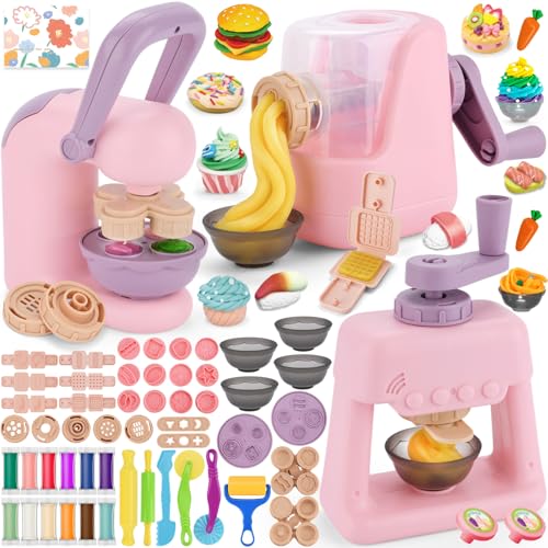 USHOP 75 Pièces Pate à Modeler pour Enfants,Accessoires Pate a Modeler,Accessoire Pâte à Modeler pour Machine à Glace et Machine à Pâtes et Machine à...