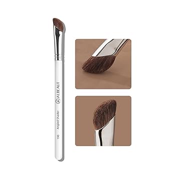 Albeaut Eyeshadow Brush, Angled Nose Contour Brow Bone Highlight Makeup