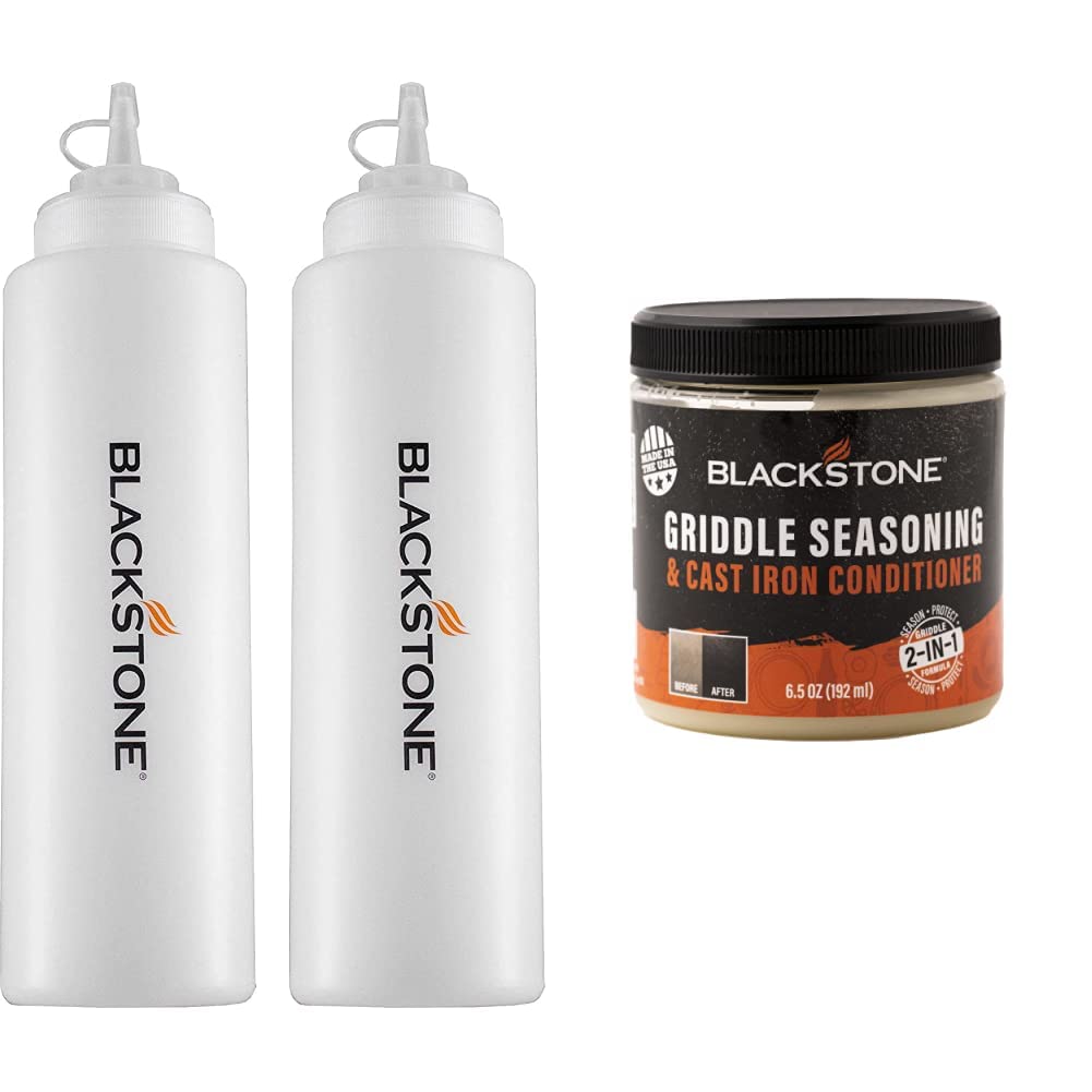 Blackstone 5071 Premium LeakFree 32 oz Large Set of 2 Durable Clear