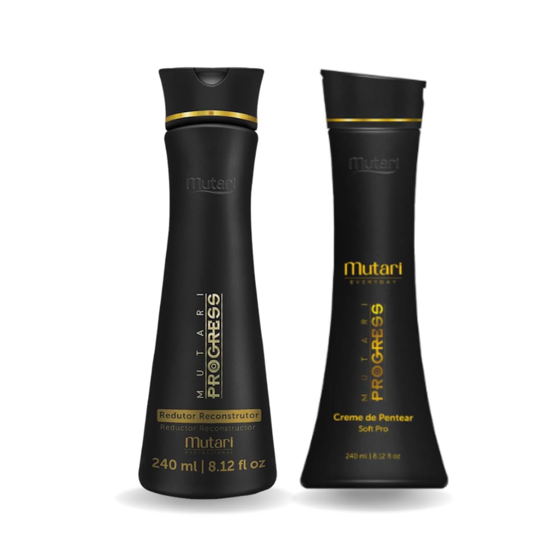 PROGRESS KERATIN FOR ALL TYPES OF HAIR | VOLUME REDUCER | BRAZILIAN KERATIN RUDUCTOR RECONSTRUCTOR | 240 ml / 8.12 fl.oz.