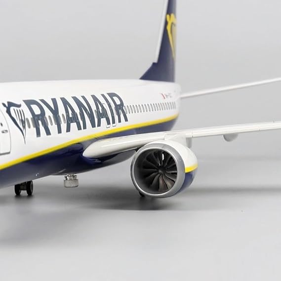 Extra Large Ryanair Boeing 737 Aircraft Model - 1:85 Scale Resin Model Airplane Toy Collectable Gift