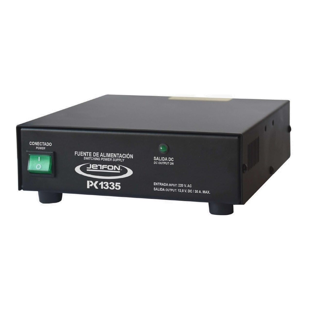 PC-1335 Fuente de Alimentación Conmutada 30A 13.8V - Transformador Compacto con Función de Carga y Respaldo de Batería 12V (SAI)