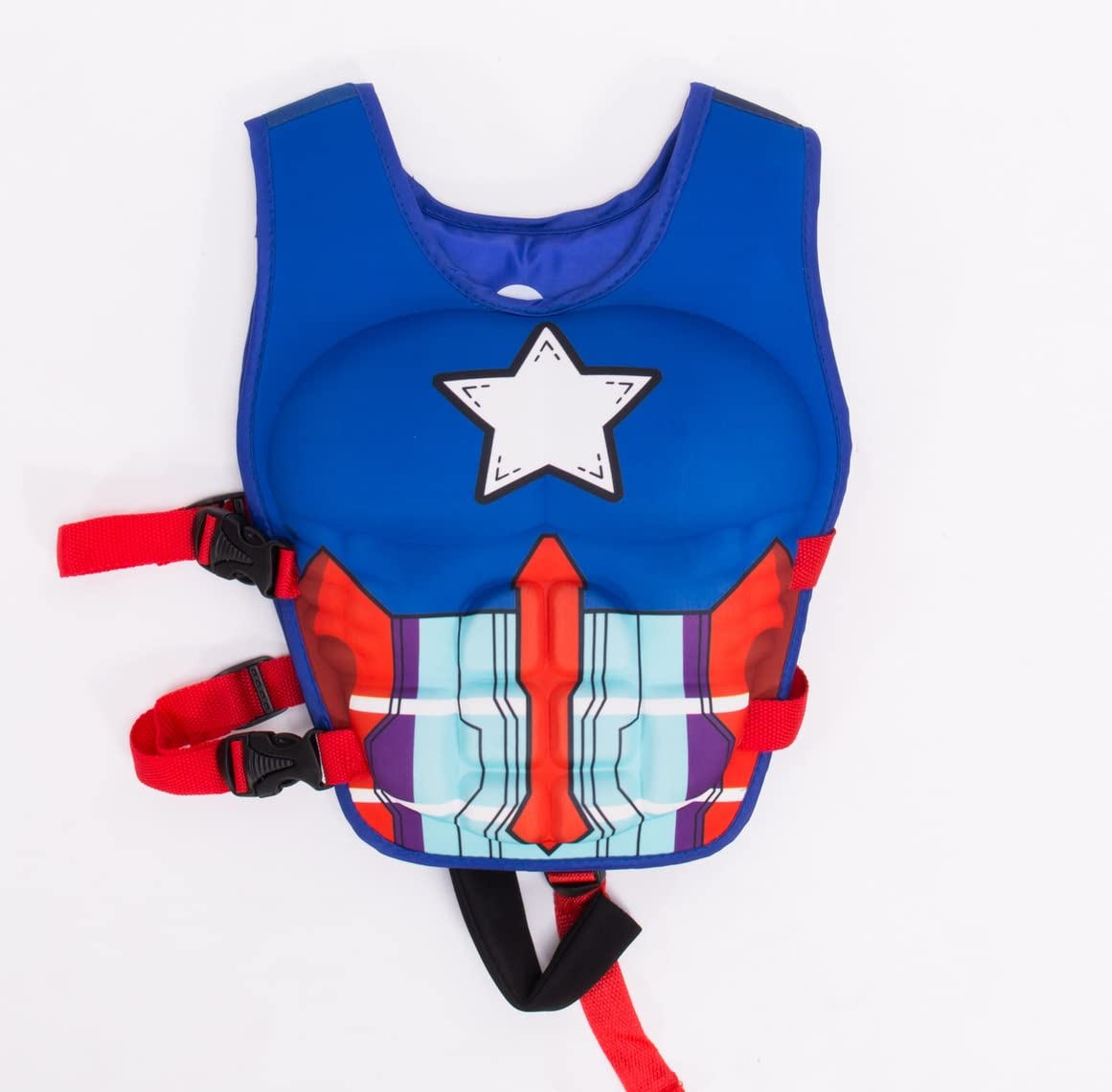 Kids Swimming Vest Life Jacket Learn-to-Swim Buoyancy Aid Vest Children Float Vest Kids Swimming Training Jacket Learn to Swim for Boys Girls Begin to Swim 3D Cartoon Swim Vest (Captain,Medium) (B0BVHSY7WZ) Amazon Price History, Amazon Price Tracker