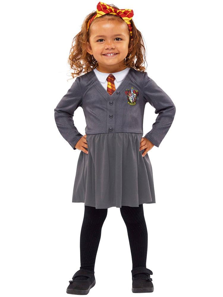 Disfraz de Hermione Granger con túnica integrada y tejido suave para bebé 2