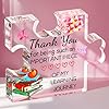 Teacher Gifts Teachers Day Gifts Engraved Acrylic Puzzle Piece Thank You Graduation Gifts for Women Desk Decor Sweet Graduation Christmas Birthday Thanksgiving Gifts for Teacher