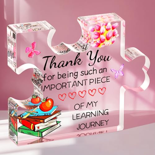 Teacher-Gifts-Teachers-Day-Gifts-Engraved-Acrylic-Puzzle-Piece-Thank-You-Graduation-Gifts-for-Women-Desk-Decor-Sweet-Graduation-Christmas-Birthday-Thanksgiving-Gifts-for-Teacher Teacher Gifts Teachers Day Gifts Engraved Acrylic Puzzle Piece Thank You Graduation Gifts for Women Desk Decor Sweet Graduation Christmas Birthday Thanksgiving Gifts for Teacher