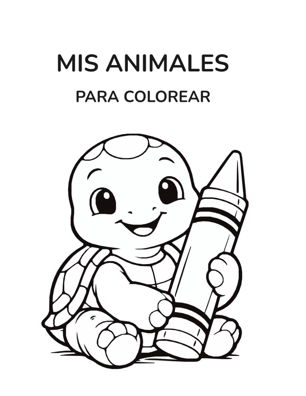 Mis animales para colorear: Un libro para compartir, aprender y disfrutar coloreando