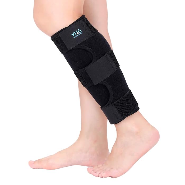 Buy Compression Calf Support, Adjustable Shin Splints Brace with