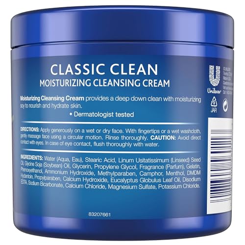 Unisex Noxzema limpeza profunda creme Além disso Hidratante 12 oz