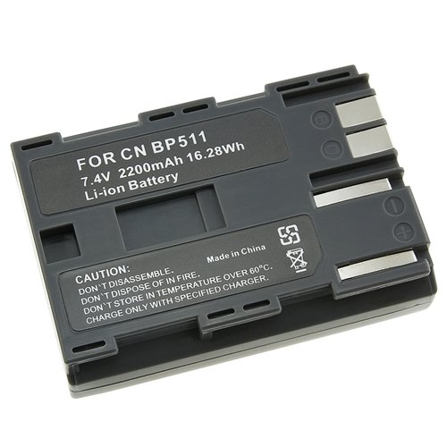 Kastar Bp511 Li-Ion Battery For Canon Bp-511 Bp511A Bp-511A And Canon Zr10 Zr20 Zr25Mc Zr30Mc Zr40 Zr45Mc Zr50Mc Zr60 Zr65Mc Zr70Mc Zr80 Zr85 Zr90 Cameras #TOP4