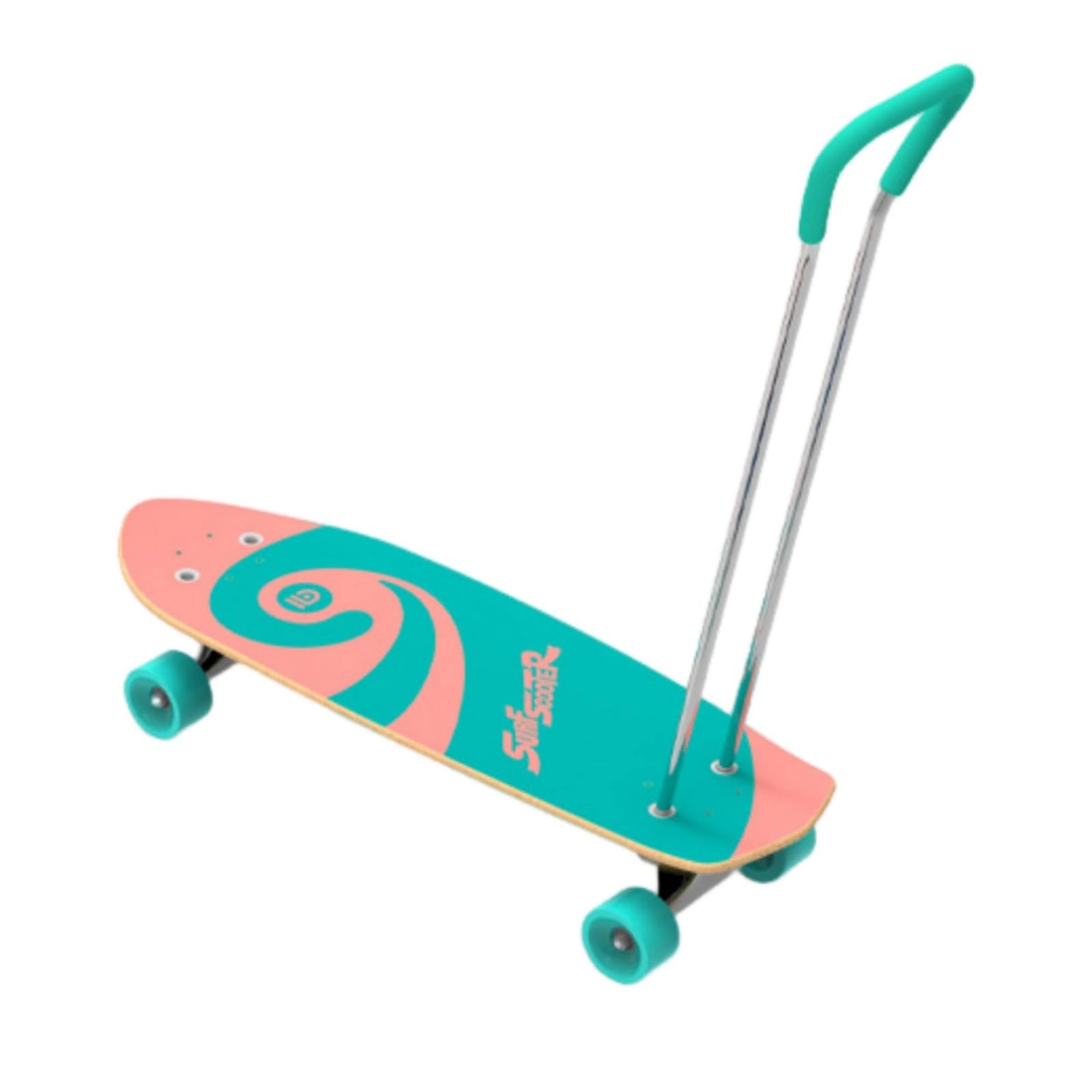 Baoblaze Attrezzatura Sportiva per Bambini Tavola Skate Monopattino Combinato con Tavola Arrotondata Ruote per Guida Scorrevole su Strada Adatta a Gioco