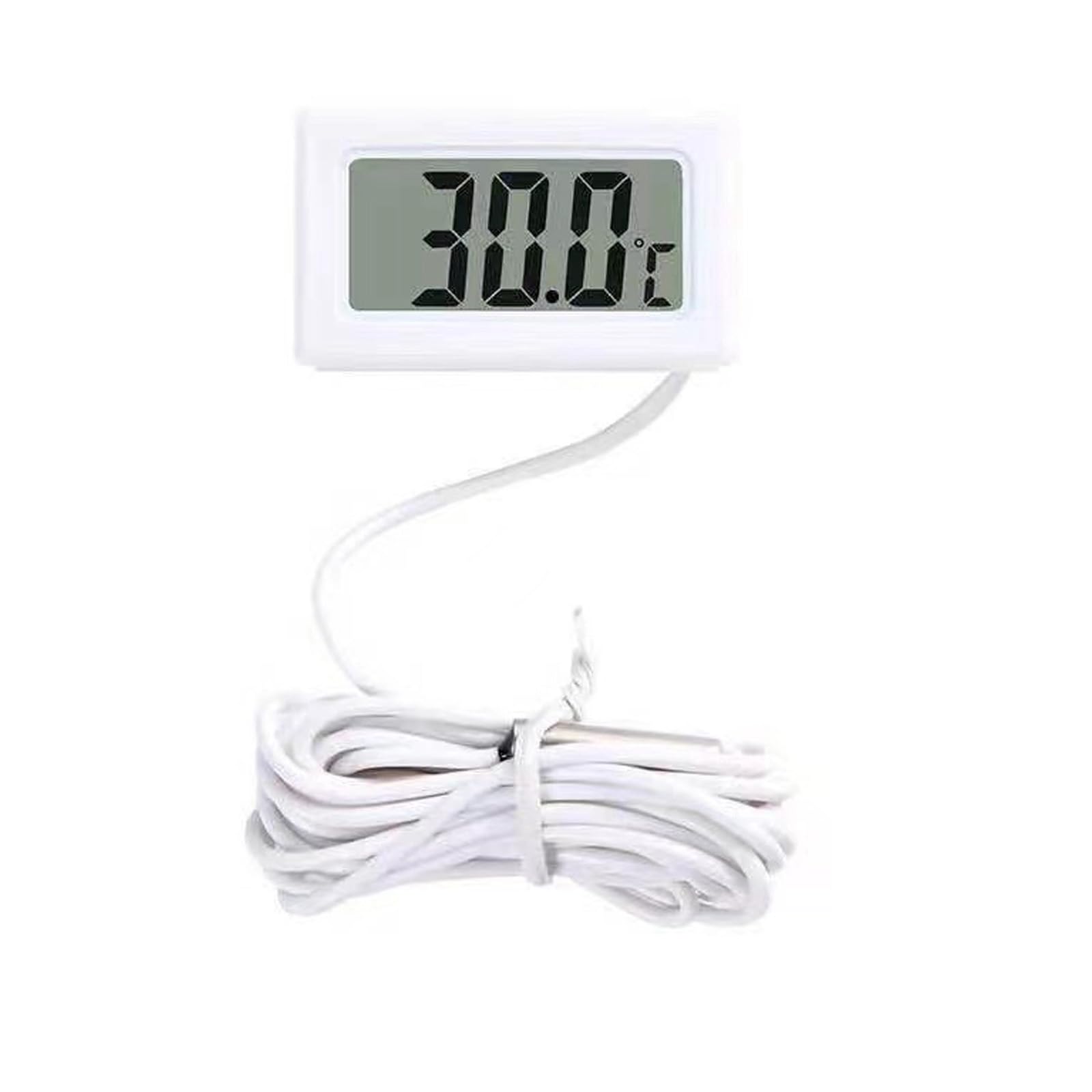 Tsophreniq Digital Thermometers with Waterproof Probe LCD Thermometers for Fridge Temperature Monitor Temperature Measuring Meter LCD Digital Meter