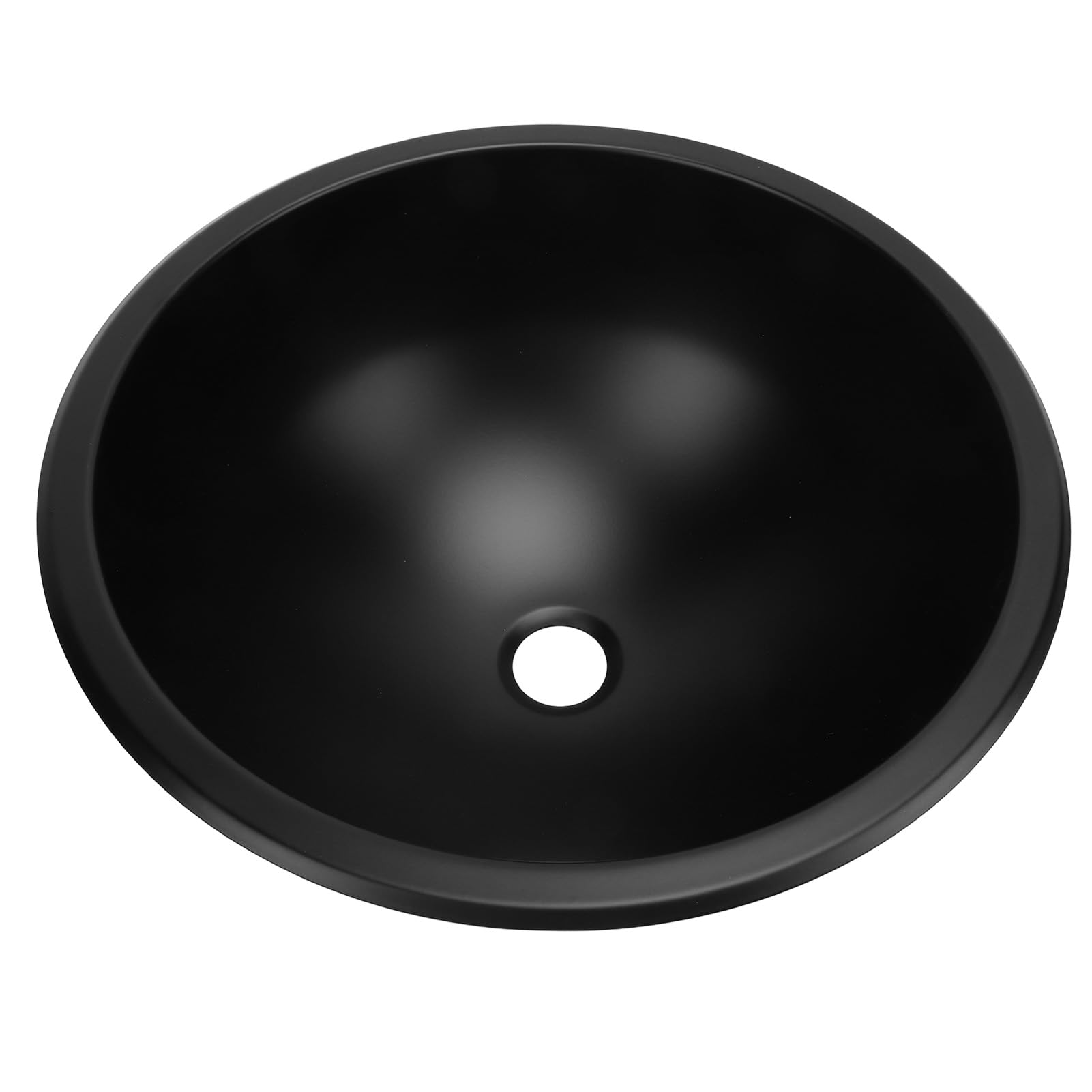 ZJchao Fregadero Redondo de Acero Inoxidable de 12 Pulgadas con Drenaje de 40 Mm para Vehículos Recreativos, Embarcaciones y Autocaravanas, Lavabo Compacto de Cocina para Uso en Caravanas y
