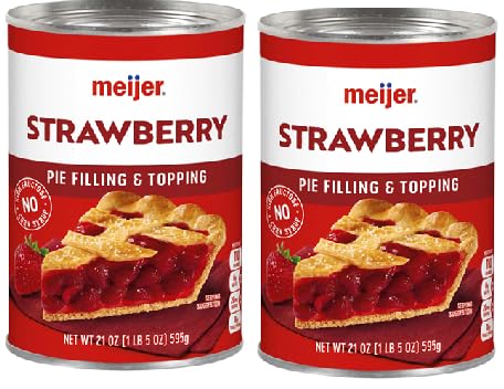 Strawberry Pie Filling & Topping (Pack Of 2 Cans) 21 oz.