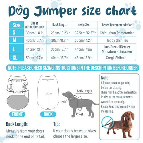 Sahunfri 2 Stück Hundepullover Kleine Katzen Hunde, Warme Weiche Fleecepullover Hundepullover für Kleine Katzen und Hunde mit Leine(Aqua+Green, M)