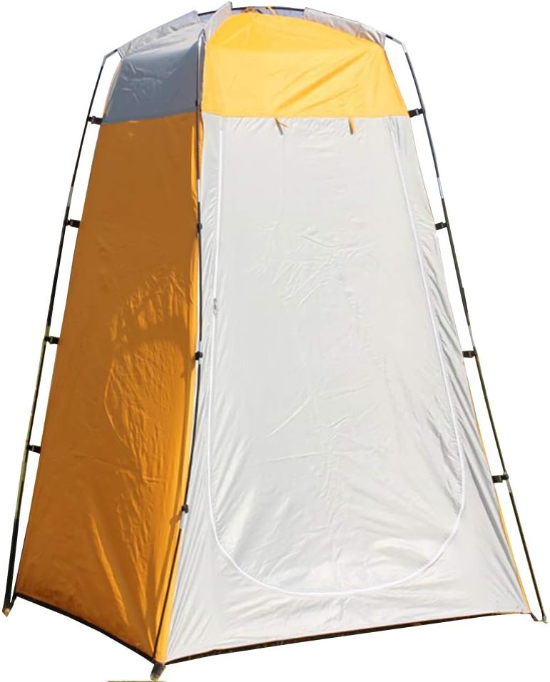 cheetop Camping Toilet Tent with Shower, Pop-Up Shelter Tent, Privacy Pod, Camping Toilets Portable, Outdoor Changing Room