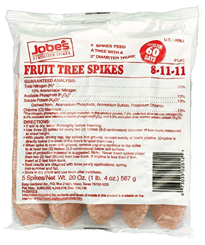 Jobes 02012 Fruit Tree Spikes 8-11-11 5 Count