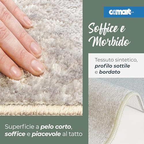 Tapis de bain antidérapant Ocean Comart fin lavable en machine