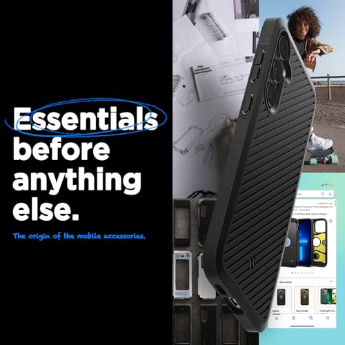 Image of Spigen Core Armor | Samsung Galaxy S23 FE Case [Air Cushion Protection] [Flexible] Galaxy S23 FE Back Cover | TPU - Matte Black