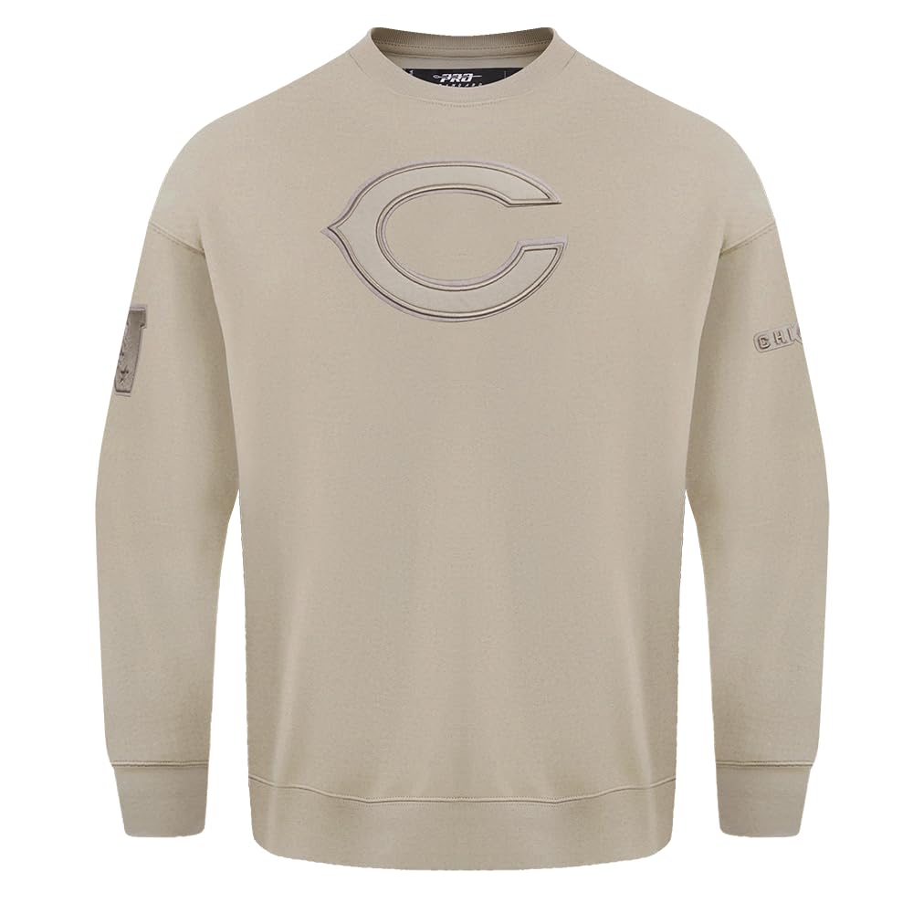 Pro Standard Mens NFL Buffalo Bills Neutral Crewneck Sweatshirt Taupe Xl