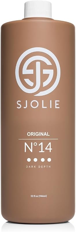 SJOLIE SUNLESS Solução para bronzeamento em spray N° 14 Dark Depth, 946 mL