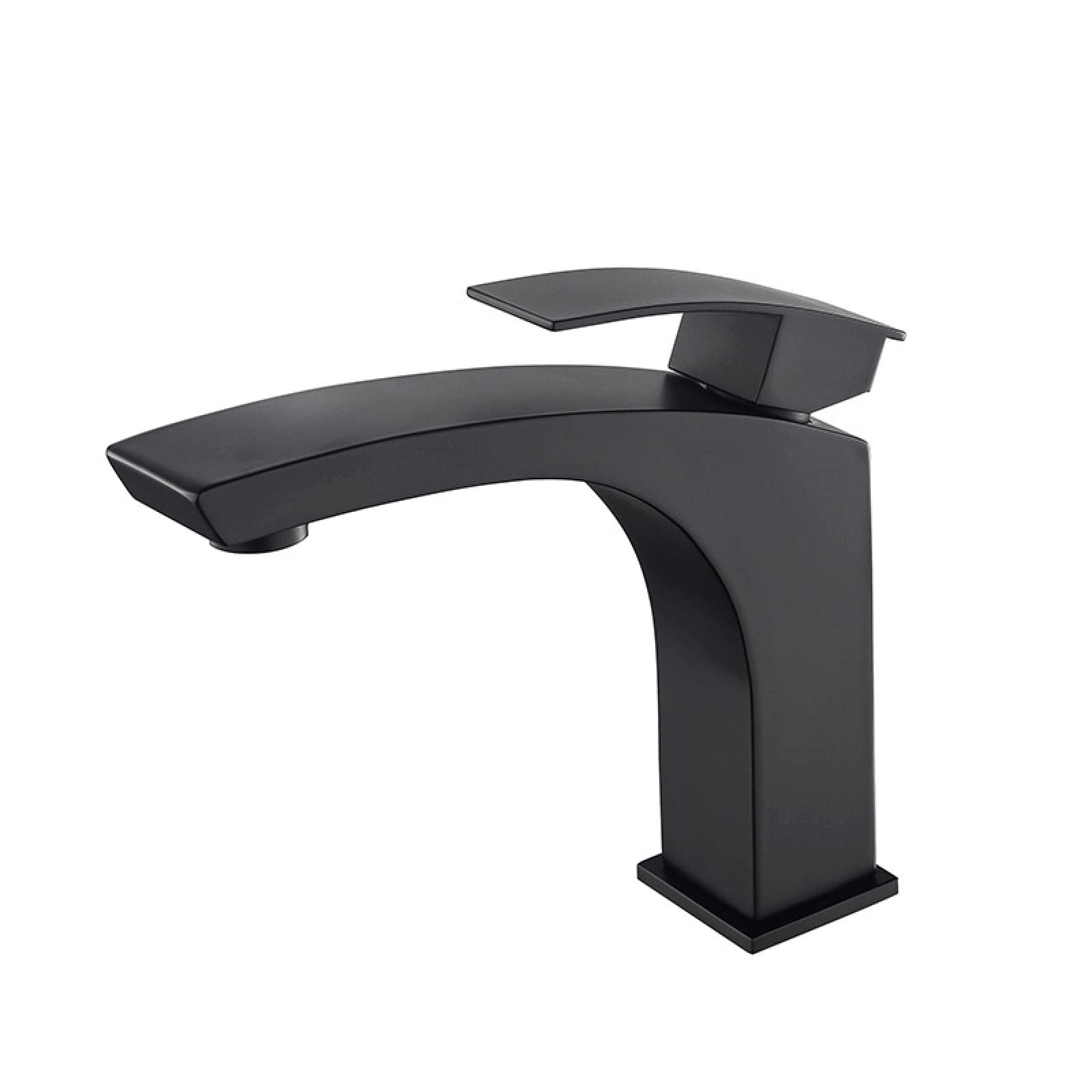 Fanjubei Black 304 Stainless Steel Hot And Cold Bathroom Faucet,