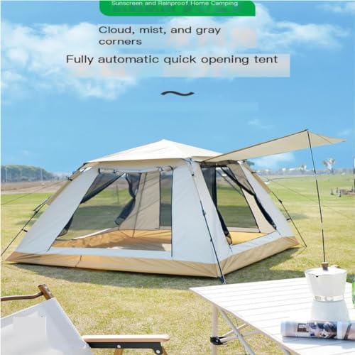 Carpa portátil automática para camping 2 personas azul miniatura 4