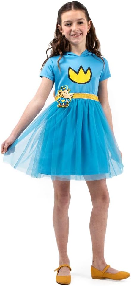 Bioworld Dog Man Youth Girl Cosplay Dress With Tulle Skirt And 3D Dog Ears