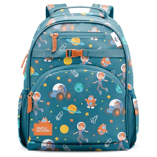 Simple Modern Medium Blippi Toddler Backpack for School Girls and Boys | Kindergarten Elementary Kids Backpack | Fletcher Collection | Kids - 15 tall | Blippi Space