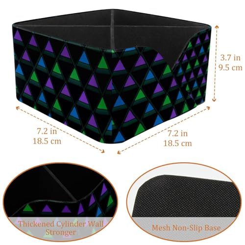 Pot à crayons géométrique triangulaire pour éliminer le désordre de table - 4