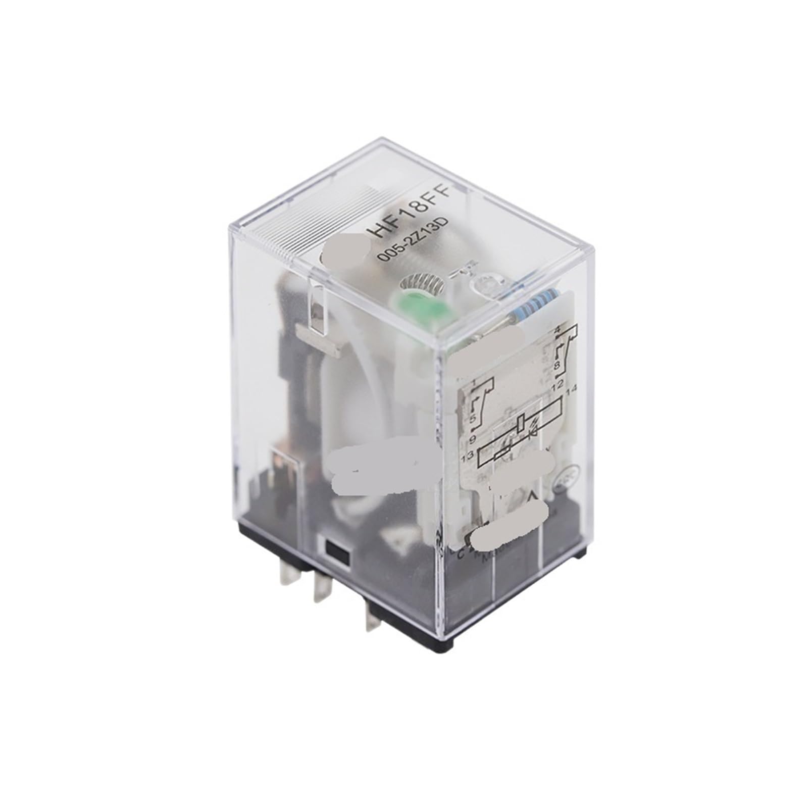 Relais enfichable 8 broches HF18FF-024-2Z13D deux groupes de conversion 2Z1 7A